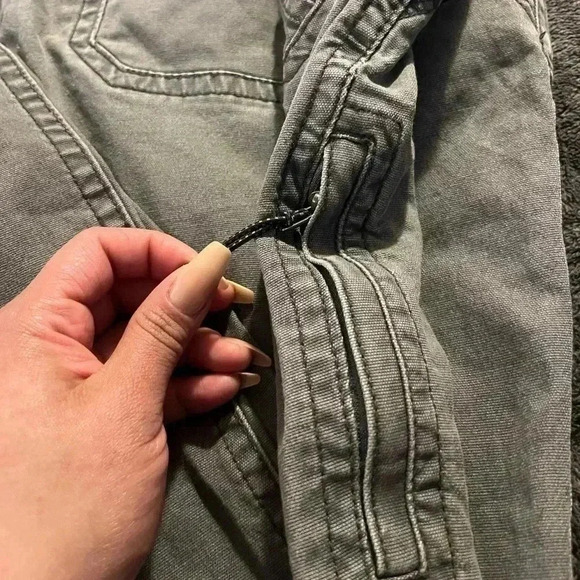 G.H. BASS & CO For Hard Service Stretch Canvas Terrain Gray Cargo Pants size 40 - Picture 5 of 11